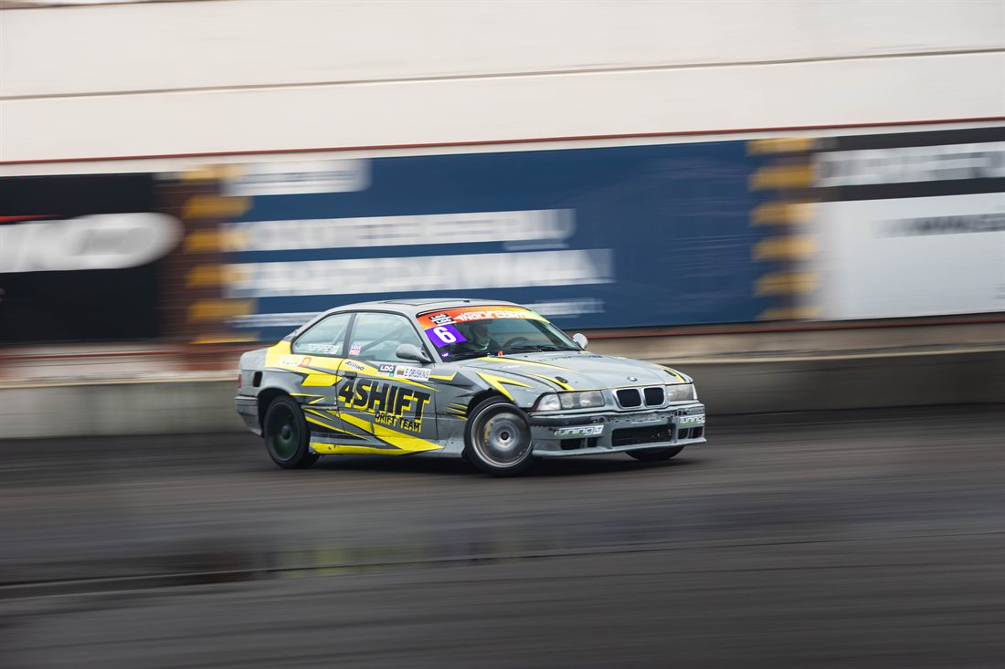 Egidijus Druskinis – NKTK drifto važiavimas, BMW E46 2.5 Turbo (mėlynas)