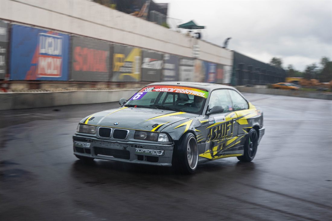 Egidijus Druskinis – NKTK drifto važiavimas, BMW E46 2.5 Turbo (mėlynas)