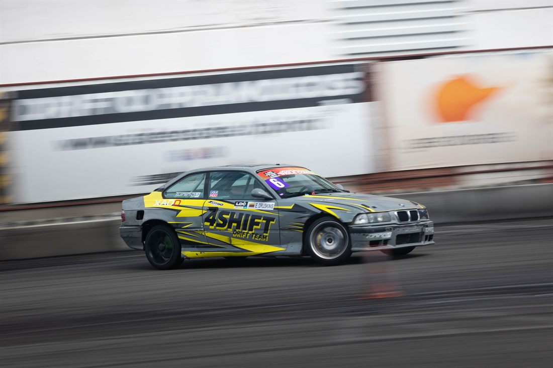 Egidijus Druskinis – NKTK drifto važiavimas, BMW E46 2.5 Turbo (mėlynas)