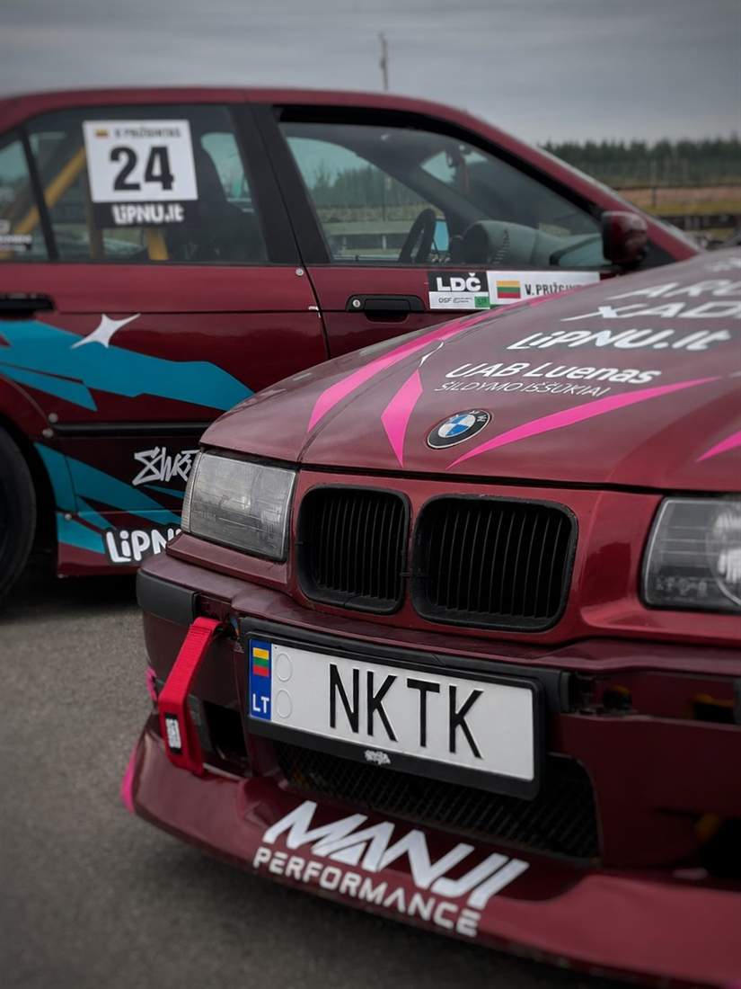 Vilius Prižgintas – NKTK drifto važiavimas, BMW E36 N52B30 (realus) · BMW E92 (SIM)