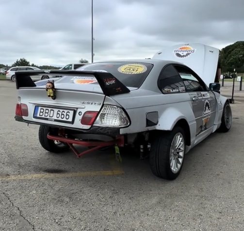 Mindaugas Jurkus BMW E46 BBD 666 su nauju body kit - NKTK privati treniruotė MAPP
